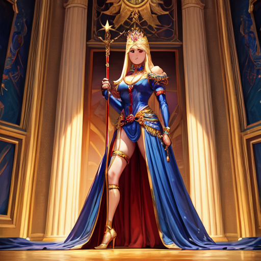 カッコイイ女王様の絵